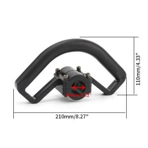INDEL Brushcutter 루프 핸들 잔디 트리머는 26mm 샤프트 정원 전동 공구 부품 교체 호환   악세사리에 호