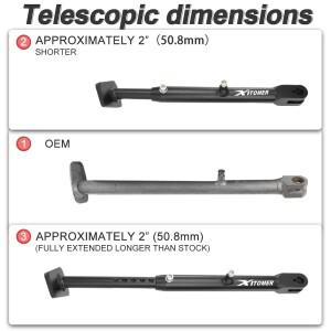 혼다 CRF250L 2012-2020 2021 CRF 300 L 바이크 오토바이 킥 스탠드 사이드