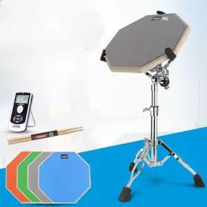 연습용드럼패드 12인치 드럼연습기 난타 스틱 스탠드