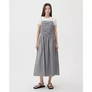 [LAP] 셔링 나일론 롱나시 레이어드원피스 AR1WO360 [P003745572]