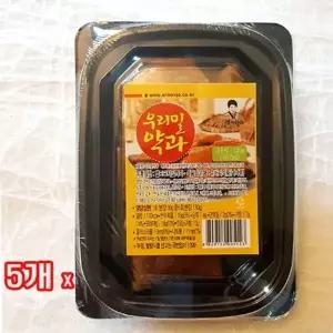 안복자한과 우리밀약과 130g X 5개 벌크 전통약과 간식