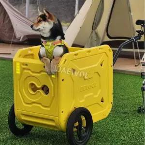 자전거화물트레일러 여행 짐가방 반려동물 카트 이동
