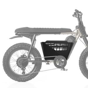 SUPER73-S2 X 인디언 어드벤처 시리즈 블랙아웃 SE 바이크 오토바이 중간 프레임 바구니 수납