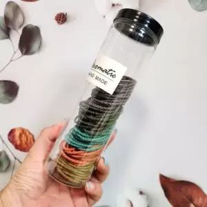 컬러끈 머리끈 대용량 1세트 고탄력 고무줄 컬러 인기상품 머리묶기 100P 기획전