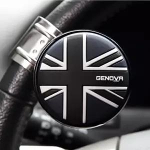 자동차 핸들 파워핸들 제노바 블랙잭 손잡이 운전 편안함 핸들봉 (WFKAWRY)