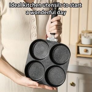 1주철 붙지 않는 오믈렛 팬 팬케이크 및 버거 쿠커 가스 전기 스토브 멀티 버너 디자인 이상적