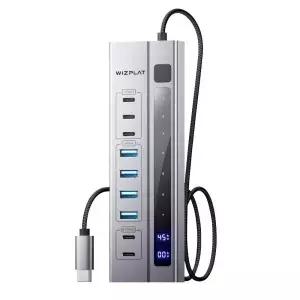 테온셀 위즈플랫 UHC-900/9-in-1 Powered USB-C 3.2 Gen2 10Gbps 멀티허브 PD 45W 고속충전포트+고속데이터