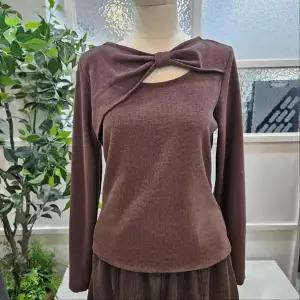 [부루앤쥬디 ]sh06 리본트임티블라우스 BR 브라운 BBRKTB106B (S44594162)