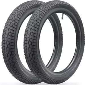 WEEROCK 20인치 자전거 타이어 여자 남자 2팩 BMX MTB 멀티컬러용 내부 튜브 접이식 교체용