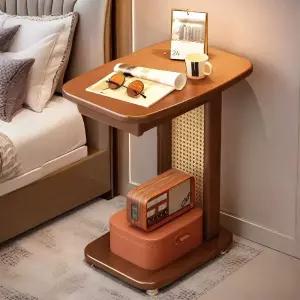 이동식 침대 협탁, 심플한 수납 선반, 책상, 컴퓨터 거실 소파 옆 테이블