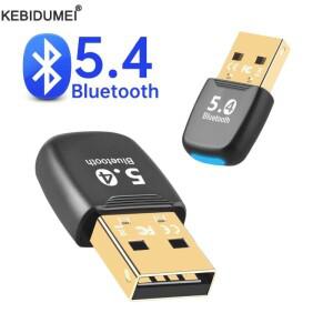 USB 블루투스 5.4 동글 어댑터  PC 노트북 마우스 키보드 태블릿 휴대폰 프린터 게임 스피커  무선 전송 리
