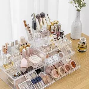 실용적인 화장품 정리대 메이크업샵 화장대 수납