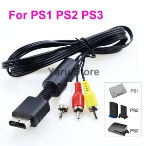 [호환품]PS3 PS2 PS1 플레이스테이션 콘솔 오디오 비디오 연장 케이블 게임 플레이어 LCD 모니터 TV로 연결