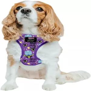 대담한 우프 개 조절 하네스 - Mojo JoJoTM S 통기성 메쉬 두 개의 D-링이 있는 당김 방지 디자인 특허받은