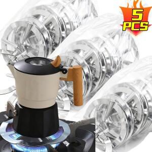 가스레인지 웍 지지대 모카포트 쿠커 랙 리듀서 링 미끄럼 방지 스테인리스 스틸 커피포트 홀더