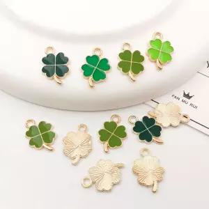 네잎클로버 펜던트 핸드폰 장식 크로버목걸이 크로바패션 클로버패턴