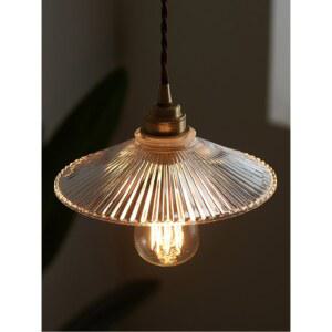 빈티지 식탁등 카페조명 유리갓 소형 팬던트등 식탁 LED C. 크롬 카페 30cm-삼색광