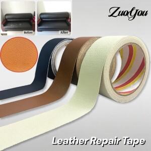 인조 가죽 수리 테이프 자동차 시트 가방 소파 PU 자가 접착 패치 스티커 DIY 구멍 보수