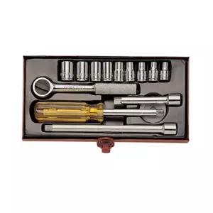 1040698 1/4SQ 핸드소켓렌치세트 15pcs 3/16~inch 복스 렌치 수공구 알 다마