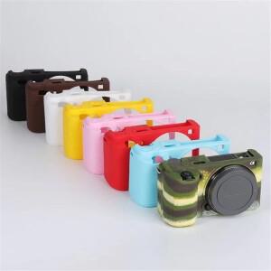 [호환품]소프트 실리콘 갑옷 카메라 바디 케이스 소니호환 알파 A7II A7R2 A6000 ZV-E10 고무 커버 스킨