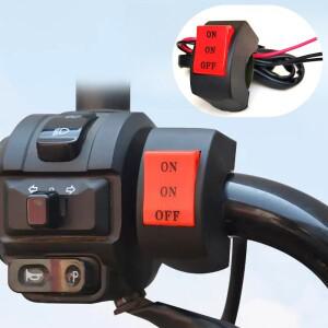 범용 바이크 오토바이 핸들바 플레임아웃 스위치 ON OFF 전원 버튼 모터 ATV 스쿠터 스노모빌용 원거리 근