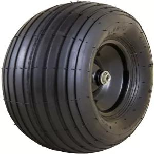 어댑터 키트가 포함된 마라톤 교체용 휠바로우 휠 - 13인치 타이어 크기 4인치 x 6인치(3.50/2.50-8인치)