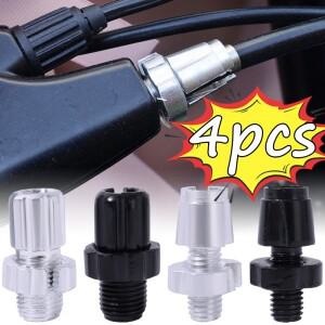 1/4pcs 자전거 브레이크 레버 조정 나사 시프터 케이블 조절기 볼트 M7/M10 알루미늄 스틸 액세서리