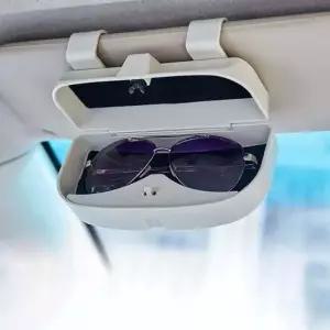 차량용 선바이저 안경 케이스 선글라스 홀더 클립 보관함 수납정리 차량용품 자동차용품