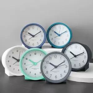 무소음 탁상 알람 자명종 시계 LUAZ-WT03 민트 시계 자명종 알람시계 탁상시계 미니시계 무소음시계