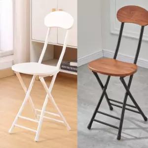 접이식 의자 등받이 간이 보조 사무 카페 화장대 모던 캠핑의자 식탁의자