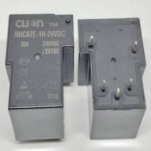HHC67E-1H-24VDC T90-1A-5P-24V-30A 릴레이 5핀