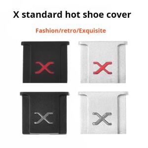 카메라 메탈 핫슈  커버 후지필름 XT30II X100V XS10 XT200 II XT4 XE4 XE3용