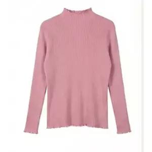 [롯데백화점]더모스트 프릴넥 립 슬림핏 니트 (OH12KT015)