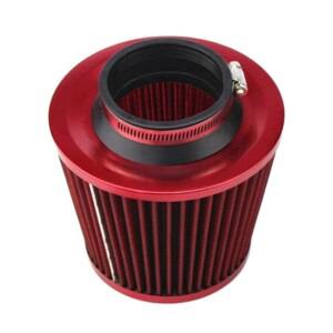 범호환  자동차 콜드 에어 인테이크 필터 알루미늄 3인치 인덕션 키트 파이프 호스 시스템 레드