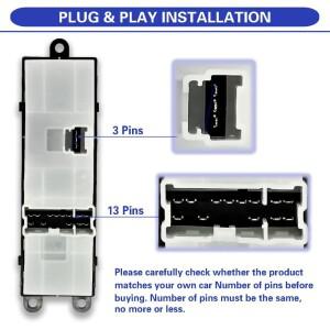 닛산 Qashqai J10 2010 패스 파인더 R51 파워 윈도우 제어 스위치 윈도우 리프터 버튼 부품 호환  자동차