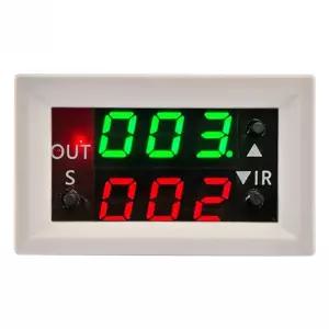 12V 타이머 릴레이 스위치 모듈 지연/순환 ON/OFF 설정 듀얼 LED 디스플레이