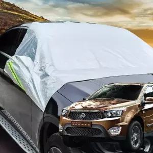 앞유리커버 코란도스포츠 사계절 햇빛가리개 자동차앞 (WFKB8ZD)