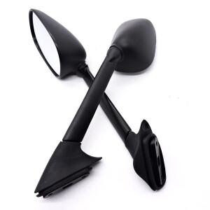 바이크 오토바이 백미러 스포츠 바이크 화이트 유리 후면 거울 블랙 사이드 악세사리 TMAX 500 2008-2011