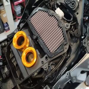 MOTO-TORN 공기 에어 필터 범호환   가와사키 닌자 400 바이크 오토바이 고유량  에어박스 악세사리