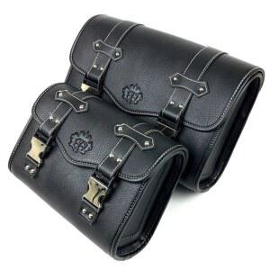 자전거 사이드 짐받이 클래식 28L 대용량 뒷좌석 수납 바이크 방수 달린 여행 투어백