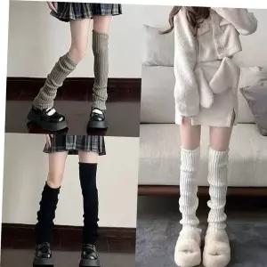 겨울토시 골지쓰리레그워머 무지 니트 풋웨어 니삭스 포인트