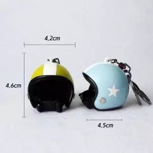 [골드스마일]하이바 미니 가방고리 그로밋 오토바이 인형모자 키링