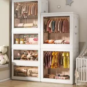 접이식 원룸 조립식 수납 자취방 드레스룸 옷장 휴대용 공간 철제 침대 베드 사무실