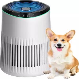 침실용 메론테 공기청정기 향기 스펀지가 있는 연기 냄새용 침실 사무실용 수면 모드가 소형 블루 나이트