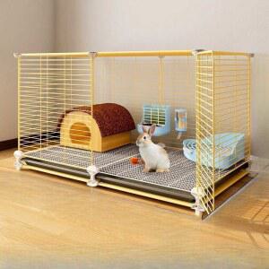 반려동물 케 철장 애완동물 고양이집 초대형 105x35x49 2층 철제 스텐철장