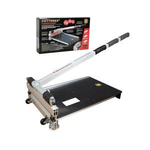 CUTTEREX 헤비 듀티 13인치 프로페셔널 라미네이트 바닥 커터, 비닐 다층 바닥재, 파르케, 섬유 시멘트 벽 패널, 고무 오목 베이스, LVT, VCT, SPC, PVC, LVP, WPC, 플랭크