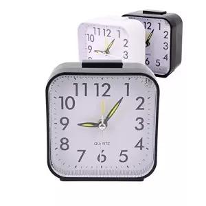 심플한 미니 무소음 사각 탁상시계 알람시계 자명종 (KYR-W9C8020)