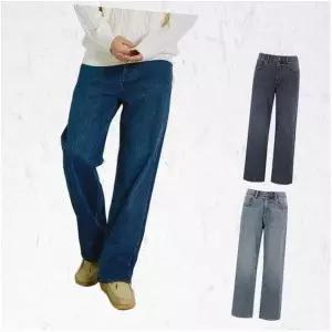 폴햄남성 기모 와이드핏 데님 팬츠 청바지PHE4DP1039 368191