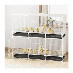 병아리 케이지 닭장 새장 둥지 번식 블랙 72x37x40cm 오리 산란통 계란부화기