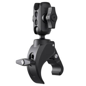 TUSITA 더블 소켓 암 쇼트 - 1인치 B 사이즈의 소형 집게 클램프 베이스